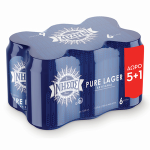 Nissos Pure Lager  Box 6x330ml 5+1 Gift