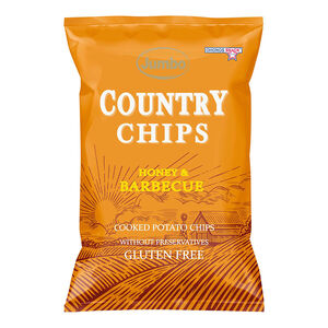 Potato Jumbo Country Chips Honey & Barbeque 150gr