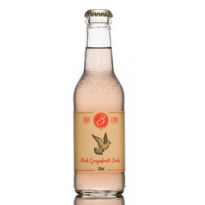 THREE CENTS PINK GRAPEFRUIT SODA 200ml