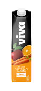VIVA Apple-Orange-Carrot Natural Juice 1LT
