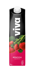 VIVA Fruit Drink Strawberry 1LT